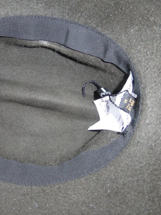 DOLCE & GABBANA dark gray felt hat fedora cloche made in Italy M NWT main image 5